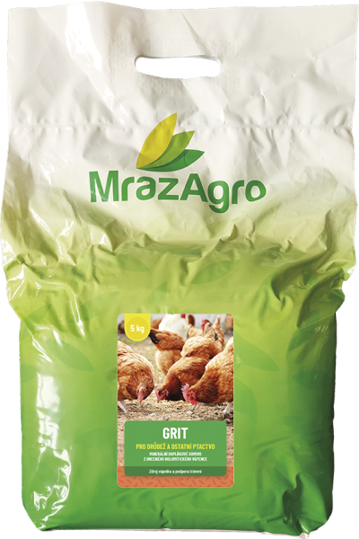 GRIT doplňkové minerální krmivo pro drůbež - 5 kg taška