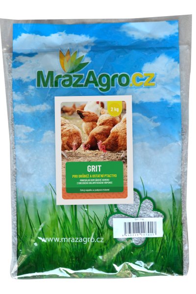 GRIT doplňkové minerální krmivo pro drůbež - 2 kg sáček