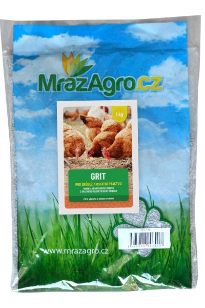GRIT doplňkové minerální krmivo pro drůbež - 1 kg sáček